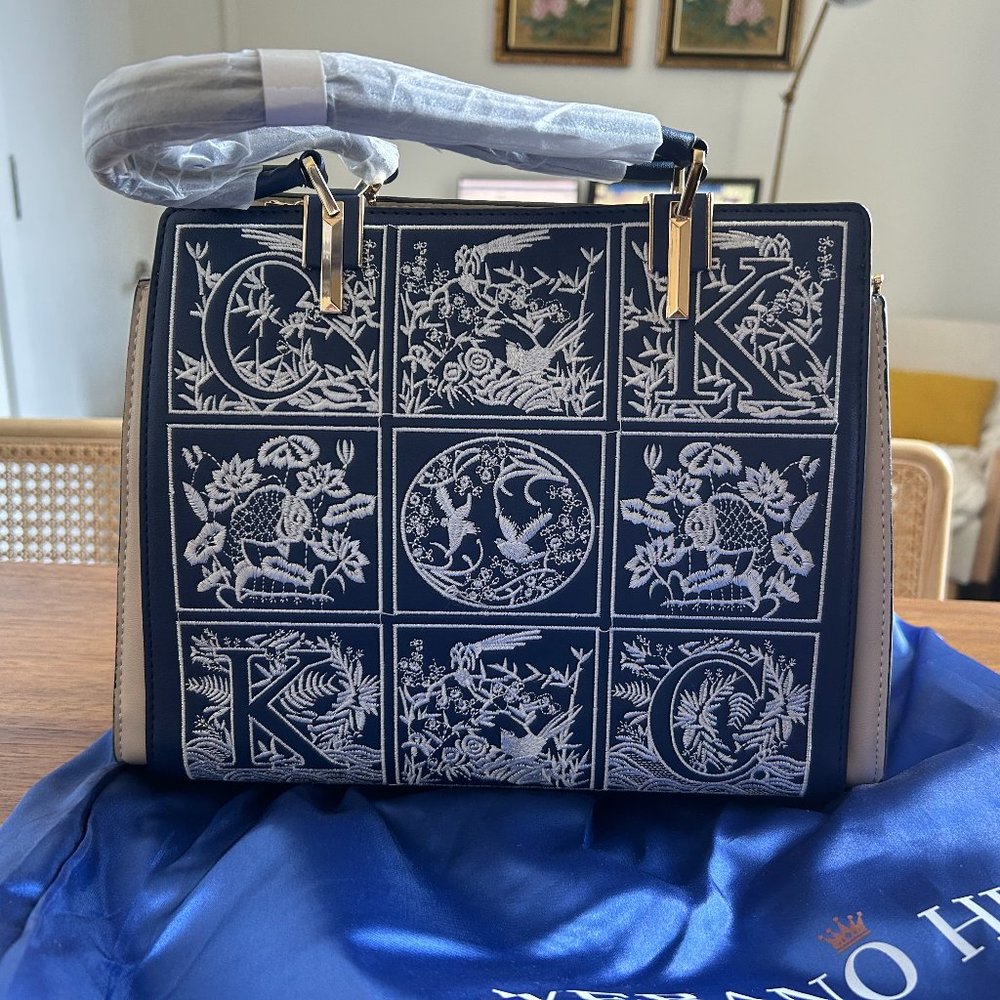 *New + Original Packaging* Verano Hill Havilah Embroidery Medium Tote Bag